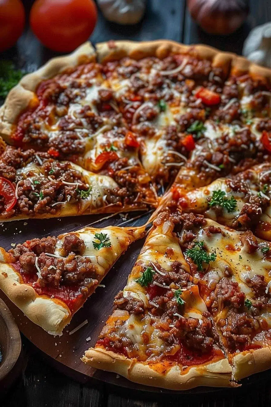 Pizza Bolognese