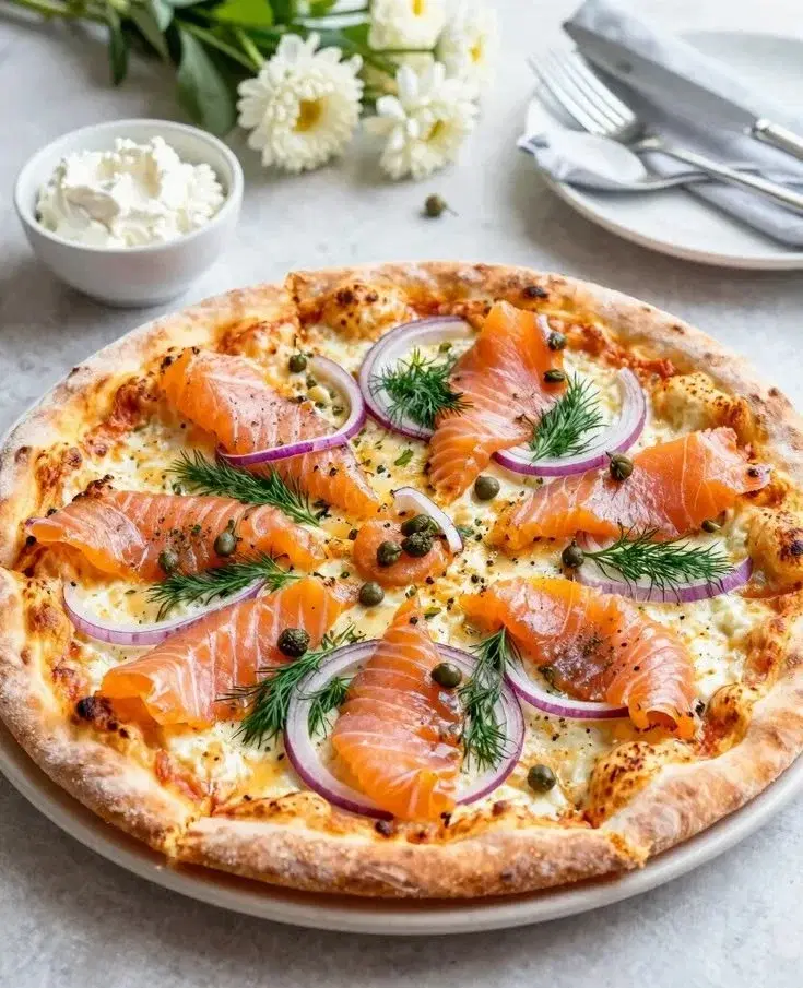 Pizza Saumon Fumé